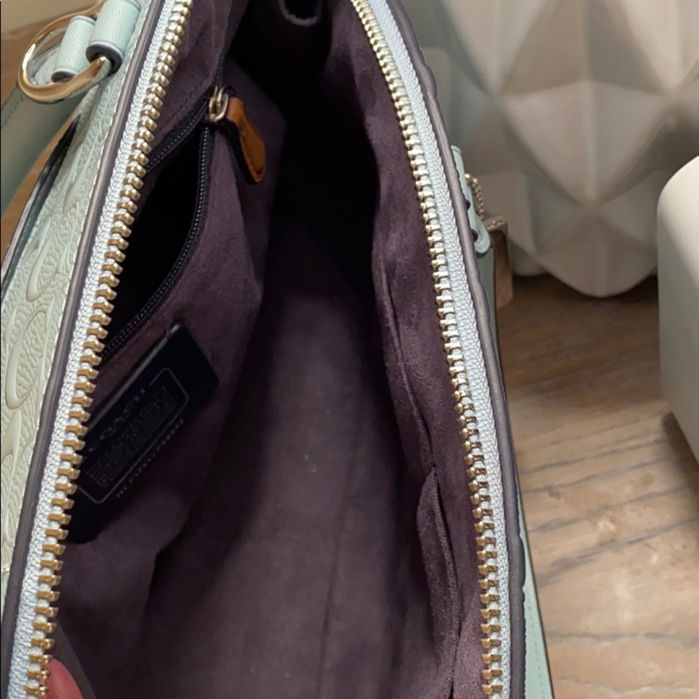 Coach Sierra Satchel (powder blue) - Picture 6 of 6